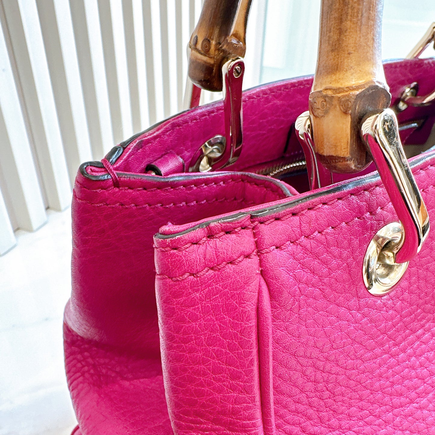 Gucci Bamboo 2 Way Shoulder Bag