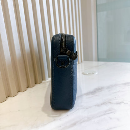 LV Trio Messenger in Navy Blue