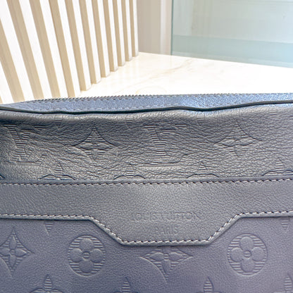 LV Trio Messenger in Navy Blue