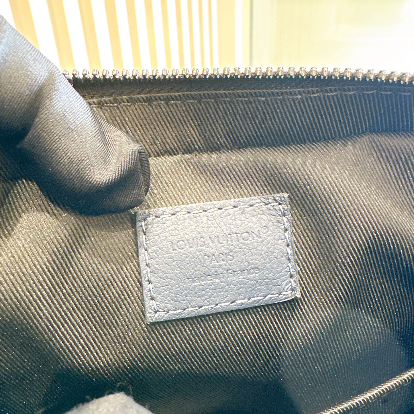 LV Trio Messenger in Navy Blue