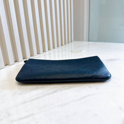 LV Trio Messenger in Navy Blue