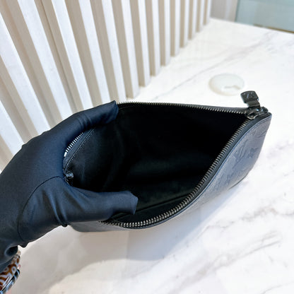 LV Trio Messenger in Navy Blue
