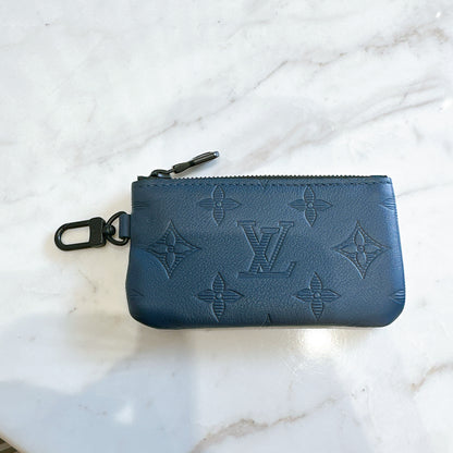 LV Trio Messenger in Navy Blue