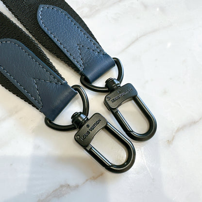 LV Trio Messenger in Navy Blue