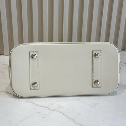 LV Epi Leather Alma PM in White