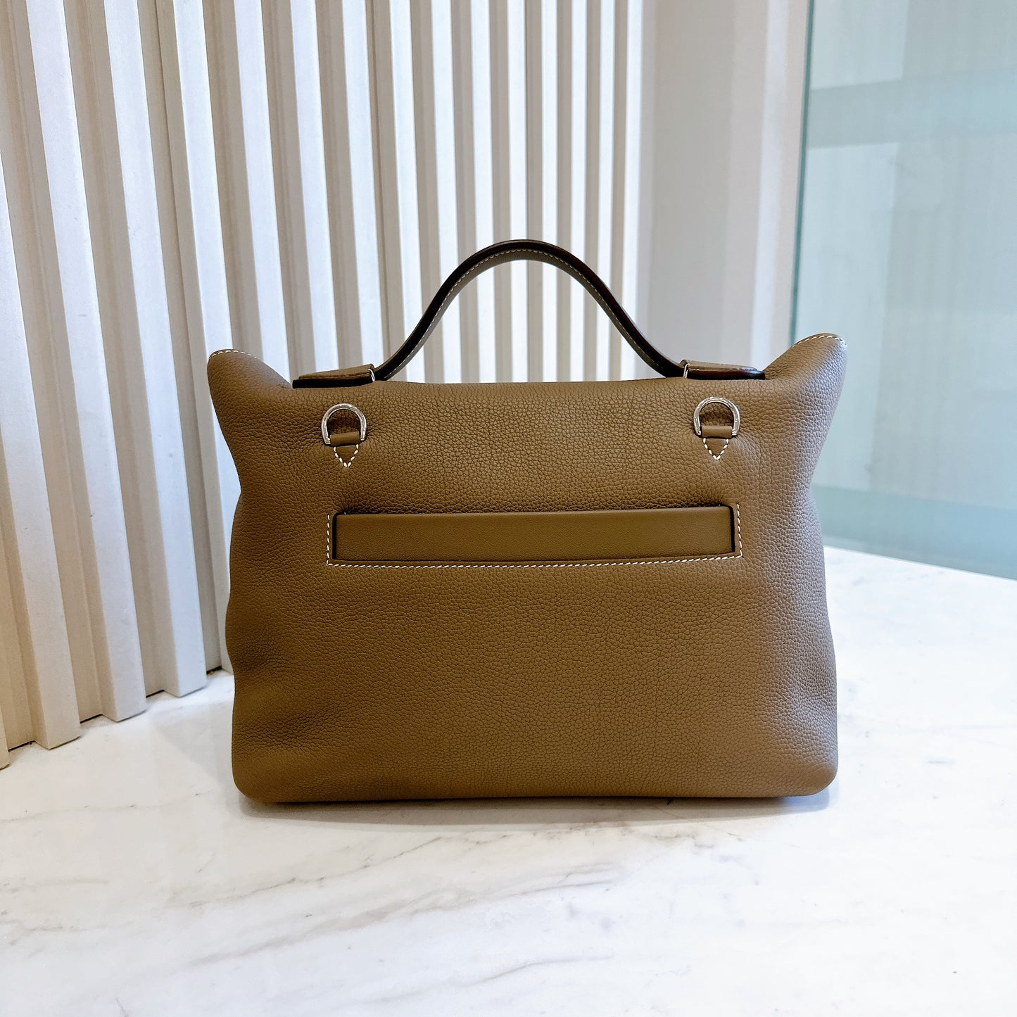 Hermes 2424 29cm in Etoupe PHW