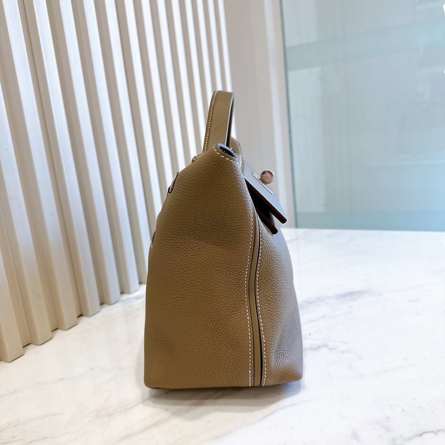 Hermes 2424 29cm in Etoupe PHW