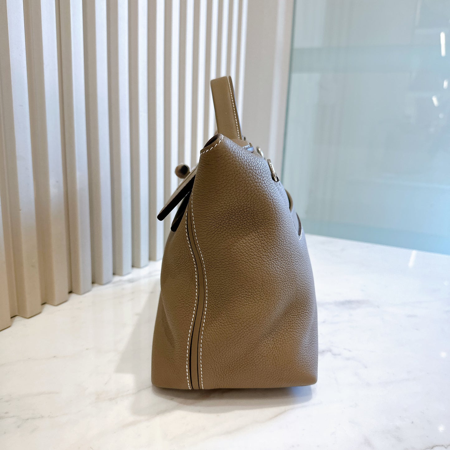 Hermes 2424 29cm in Etoupe PHW