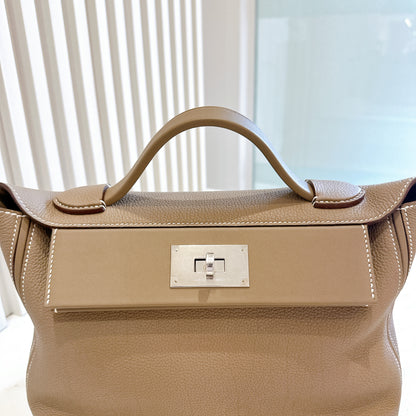Hermes 2424 29cm in Etoupe PHW