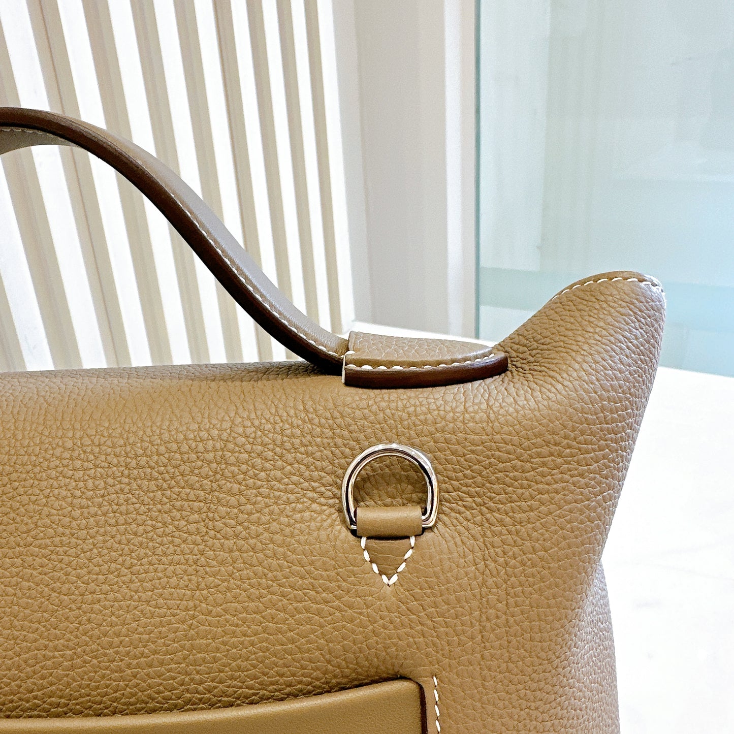 Hermes 2424 29cm in Etoupe PHW