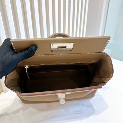 Hermes 2424 29cm in Etoupe PHW