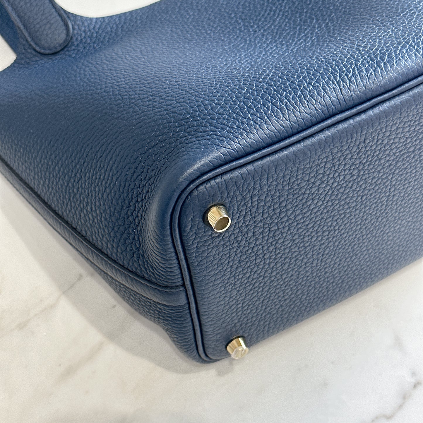 Hermes Picotin 18 Bleu De Prusse