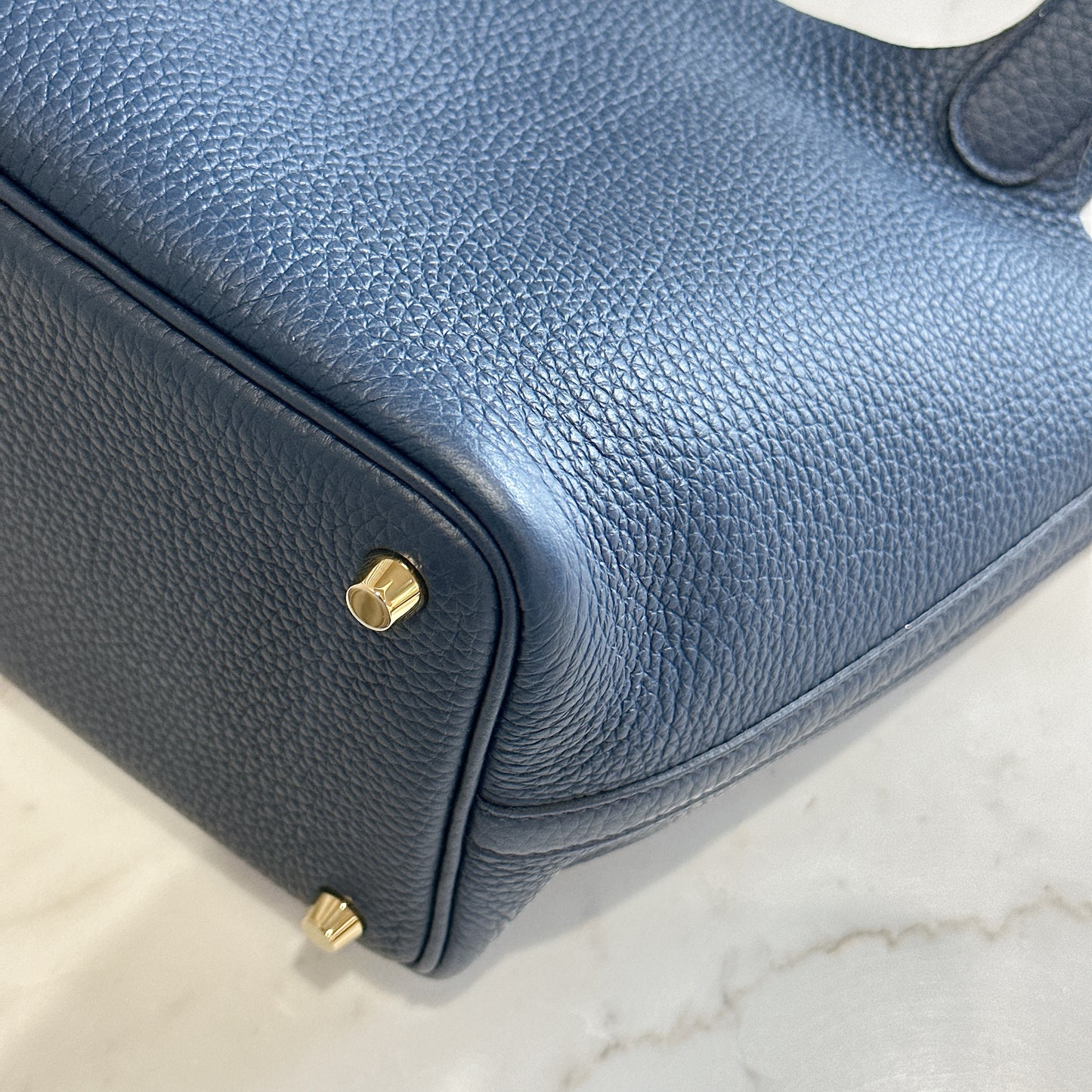 Hermes Picotin 18 Bleu De Prusse