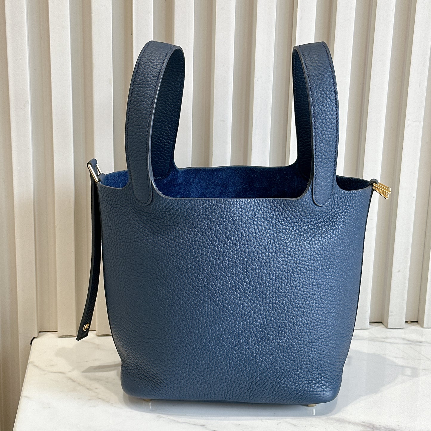 Hermes Picotin 18 Bleu De Prusse