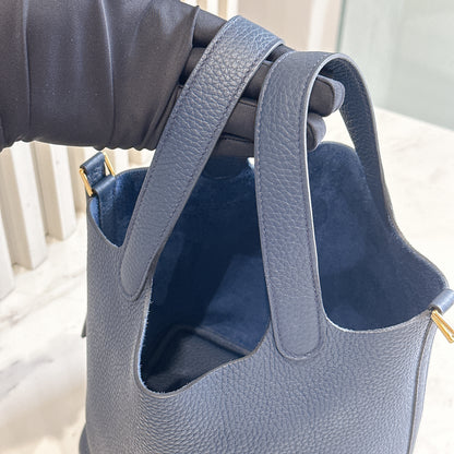 Hermes Picotin 18 Bleu De Prusse