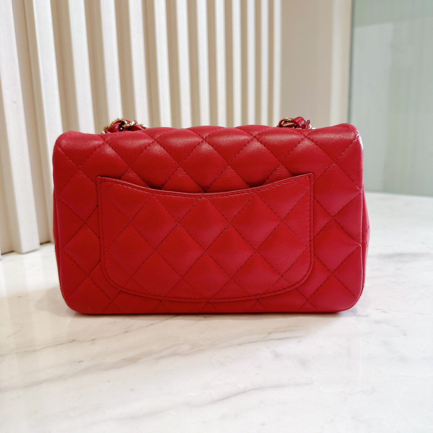 Chanel Mini Rectangular in Red