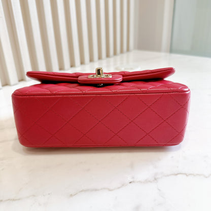 Chanel Mini Rectangular in Red