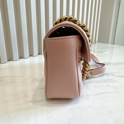 Gucci Marmont Mini in Pink GHW