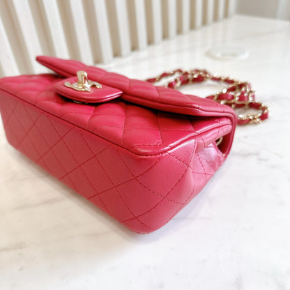 Chanel Mini Rectangular in Red