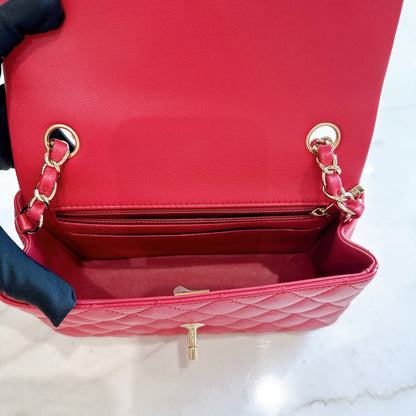 Chanel Mini Rectangular in Red