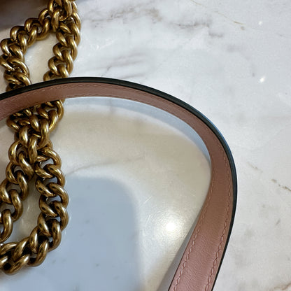 Gucci Marmont Mini in Pink GHW