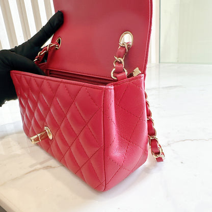 Chanel Mini Rectangular in Red