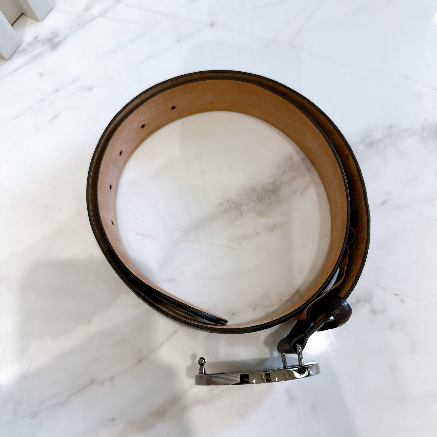 Gucci GG Suprme Belt in SHW