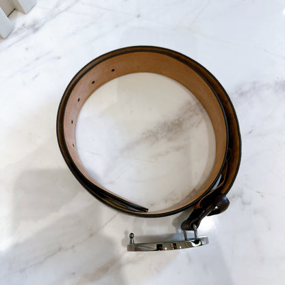 Gucci GG Suprme Belt in SHW