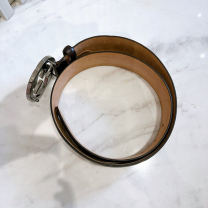 Gucci GG Suprme Belt in SHW