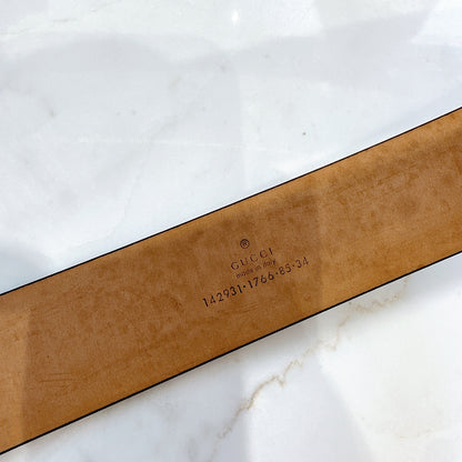 Gucci GG Suprme Belt in SHW