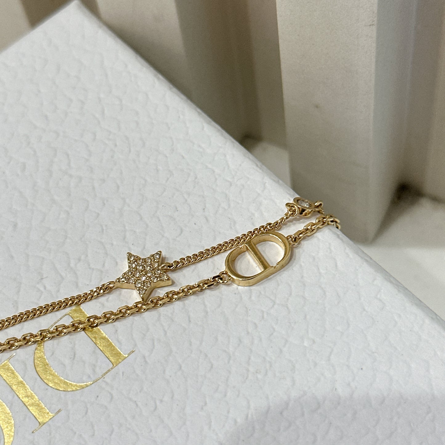 Dior Petit CD Double-Chain Bracelet