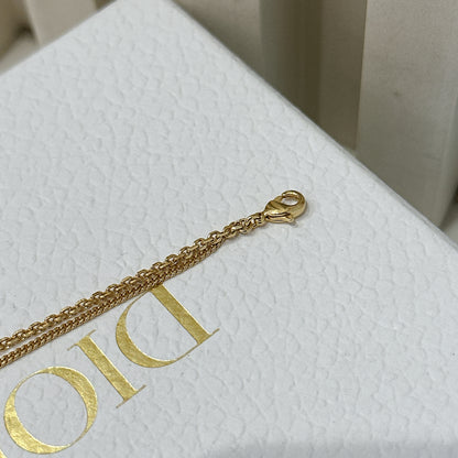 Dior Petit CD Double-Chain Bracelet