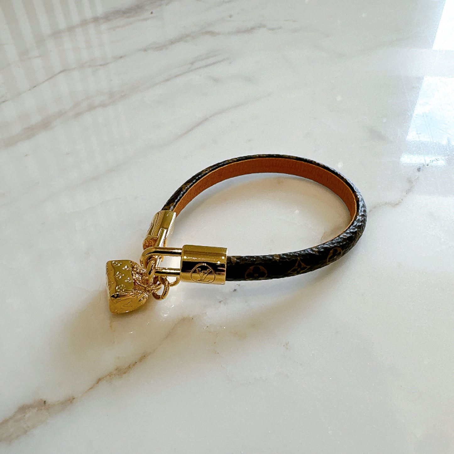 LV Monogram Bracelet Speedy Charm