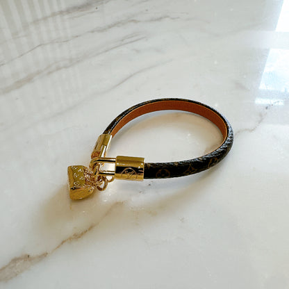 LV Monogram Bracelet Speedy Charm