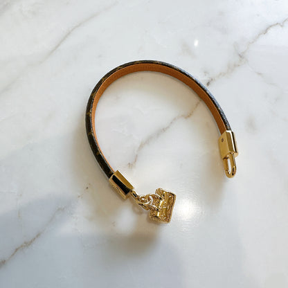 LV Monogram Bracelet Speedy Charm