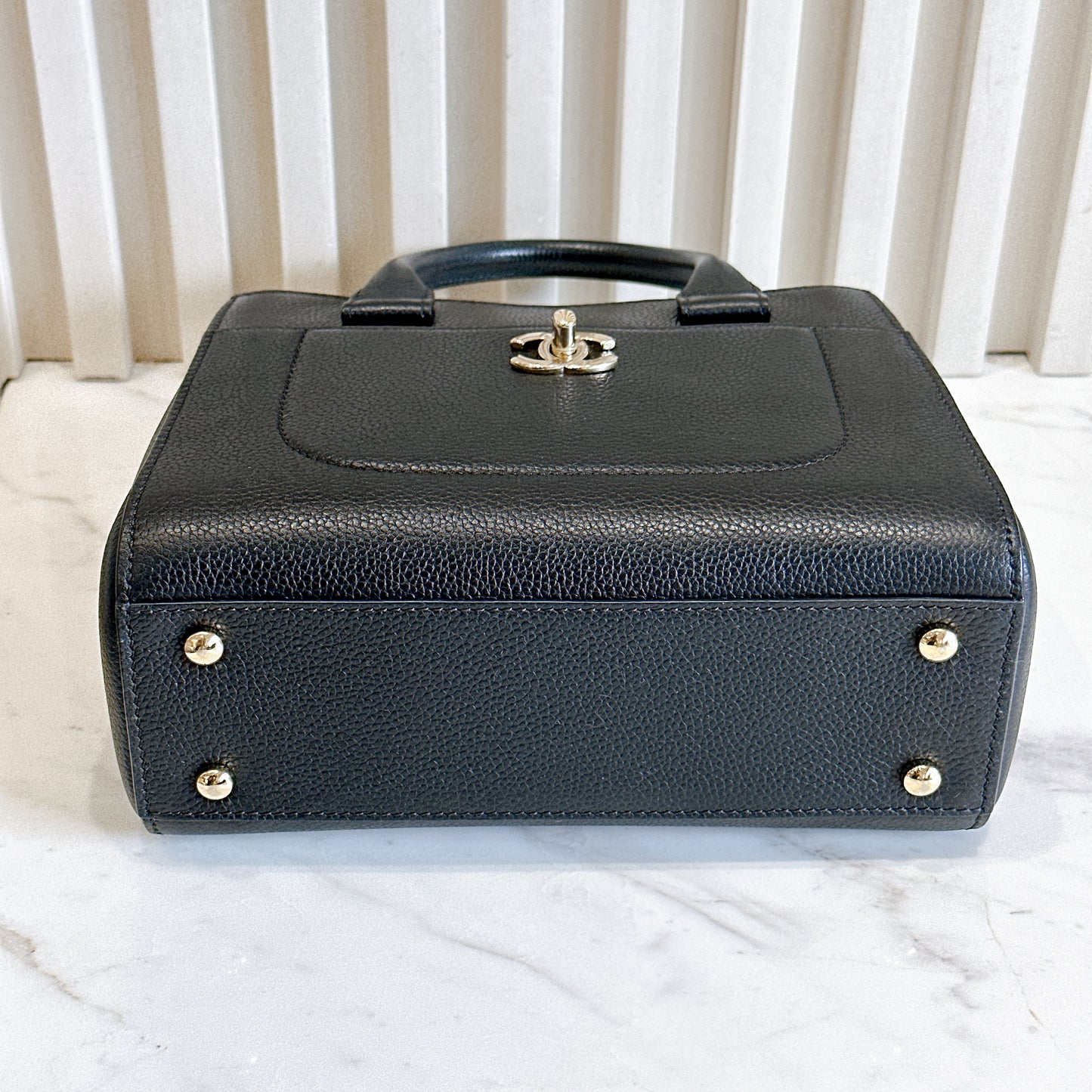 Chanel Mini Neo Executive Caviar in Black SHW