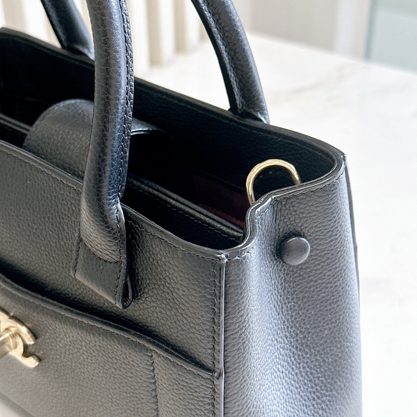 Chanel Mini Neo Executive Caviar in Black SHW