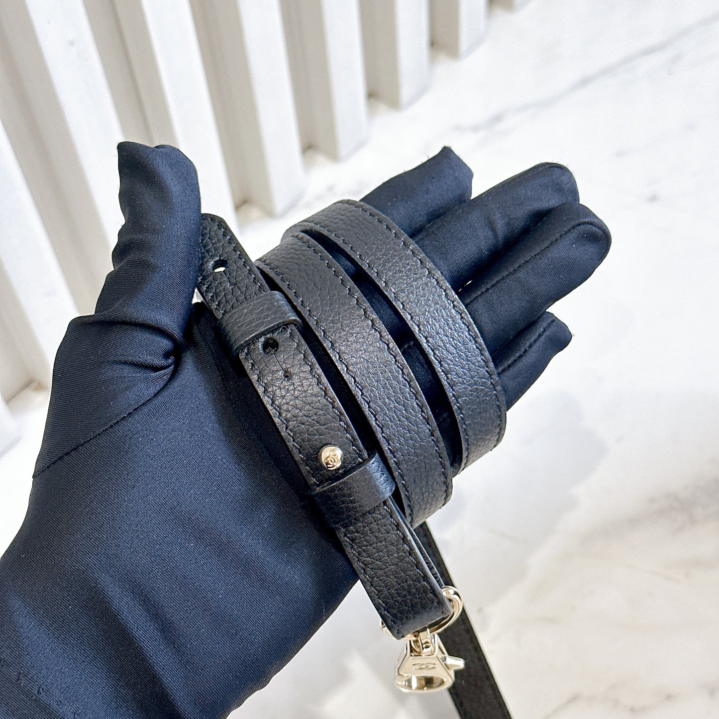 Chanel Mini Neo Executive Caviar in Black SHW