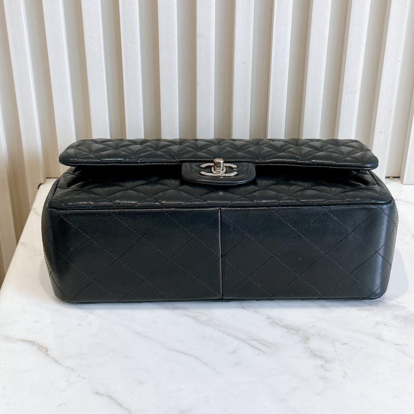 Chanel Jumbo Lambskin In SHW