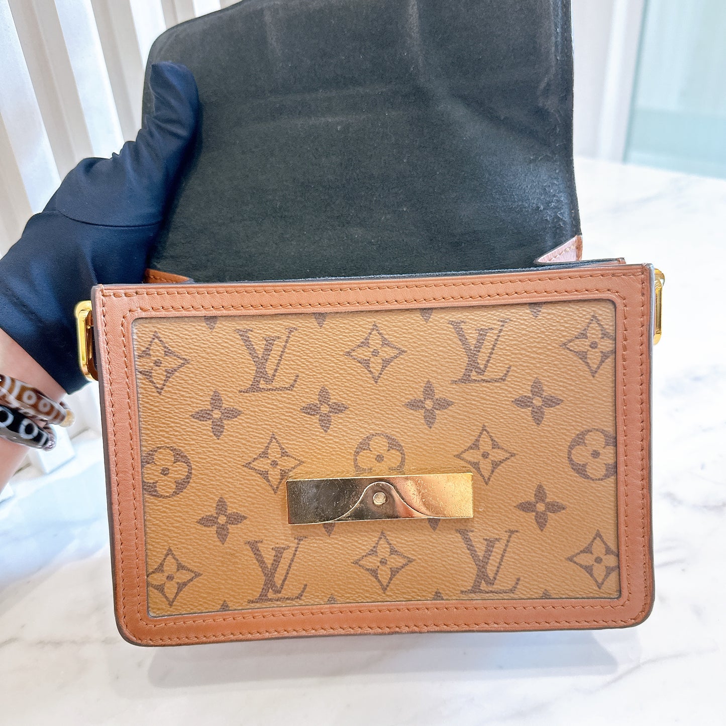 LV Reverse Monogram Mini Dauphine