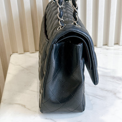 Chanel Jumbo Lambskin In SHW