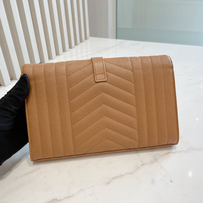 YSL Envelope Small Brown in GHW