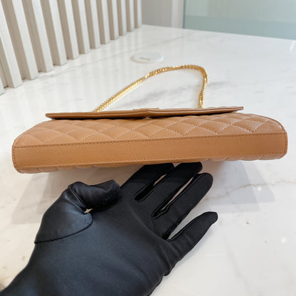 YSL Envelope Small Brown in GHW