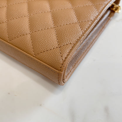 YSL Envelope Small Brown in GHW