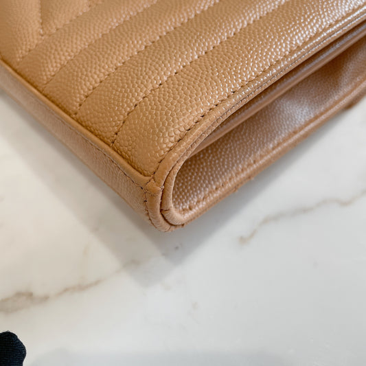 YSL Envelope Small Brown in GHW