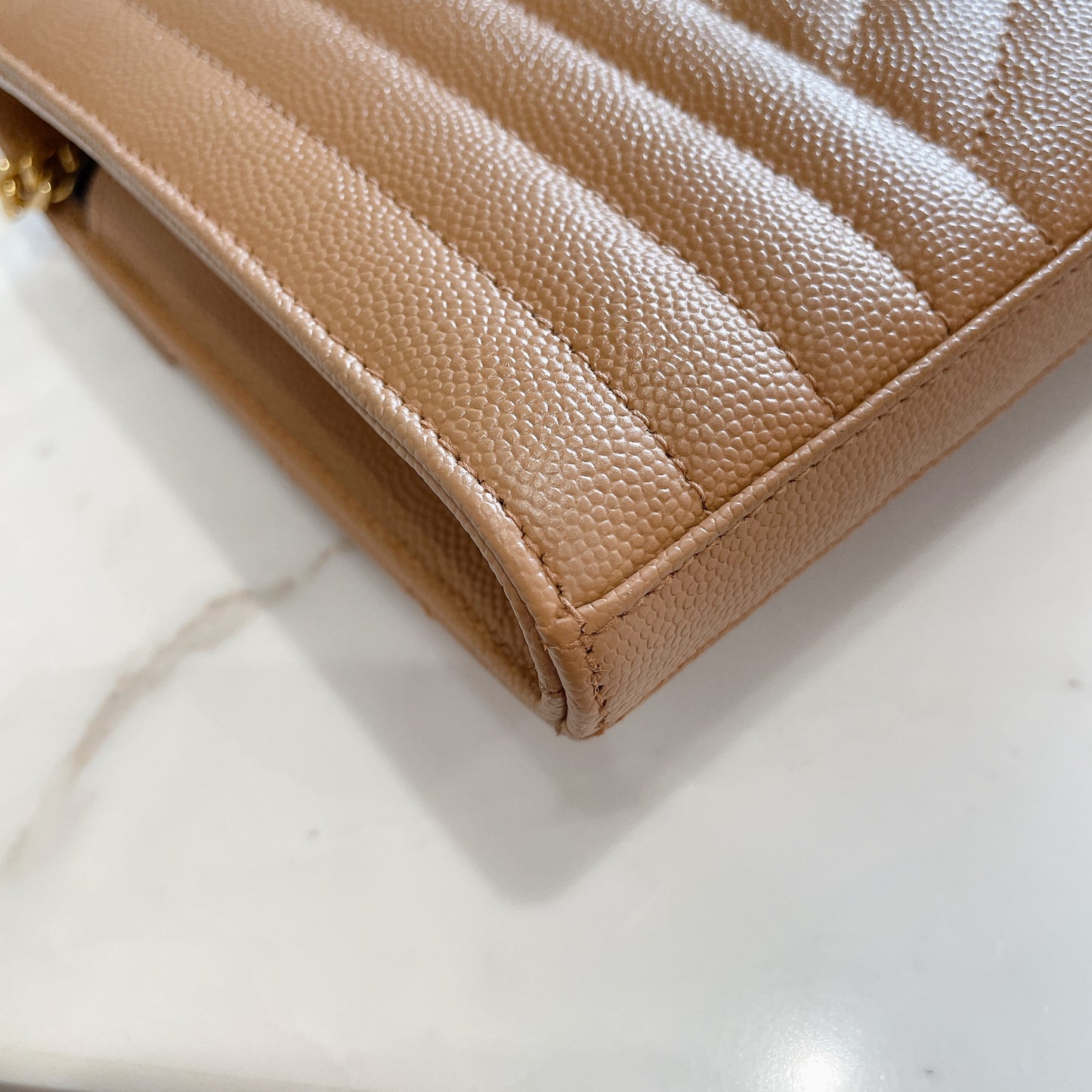 YSL Envelope Small Brown in GHW