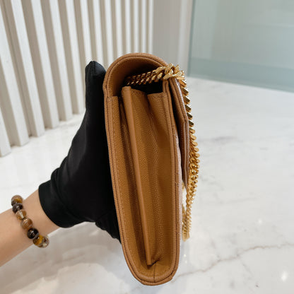 YSL Envelope Small Brown in GHW