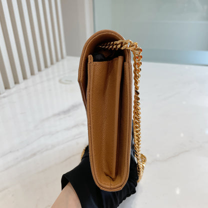 YSL Envelope Small Brown in GHW