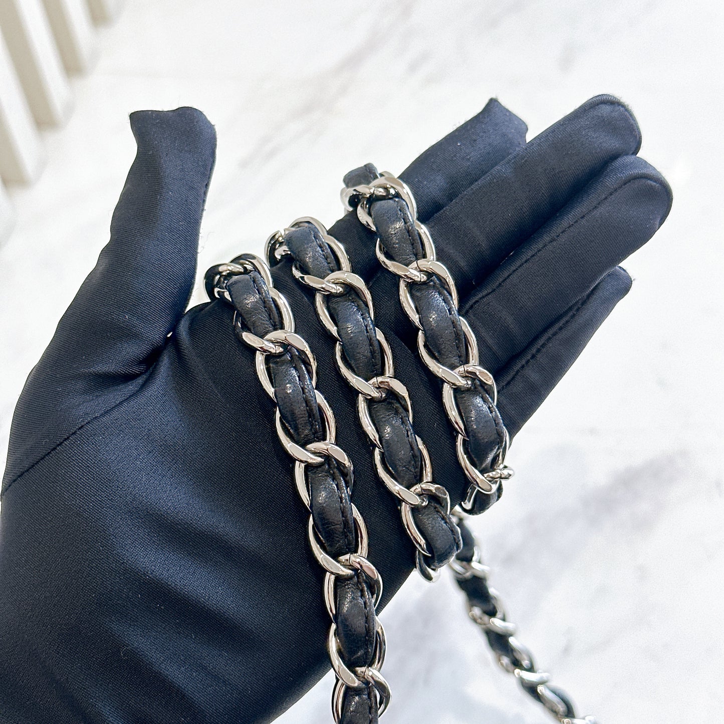 Chanel Jumbo Lambskin In SHW
