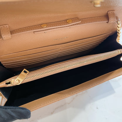 YSL Envelope Small Brown in GHW